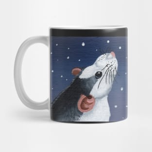 Roan Husky Rat and Silver Fawn Rat Stargazing Mug